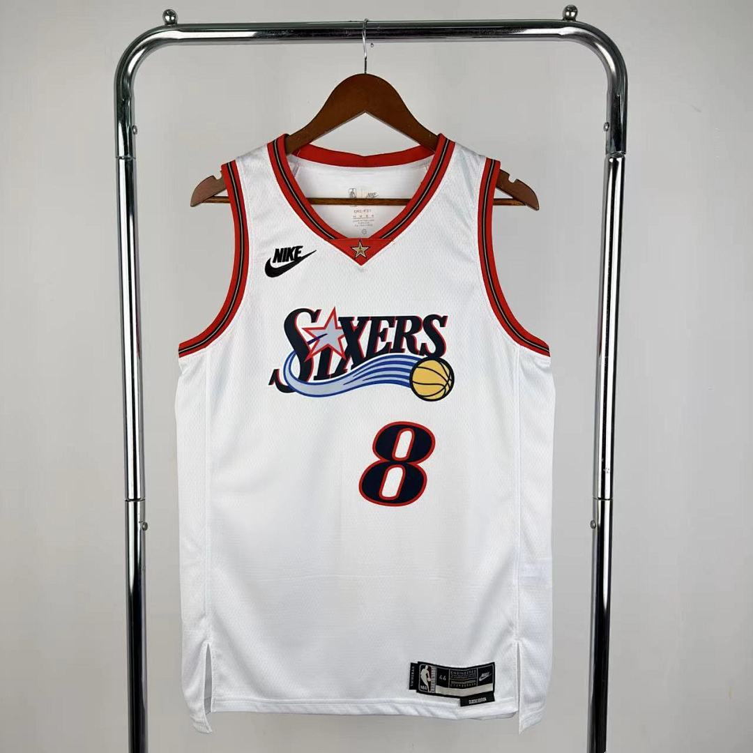 Philadelphia 76ers Paul George #8 Hardwood Classics Jersey 2025/26
