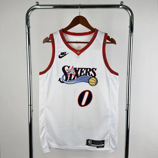 Philadelphia 76ers Tyrese Maxey #0 Hardwood Classics Jersey 2025/26