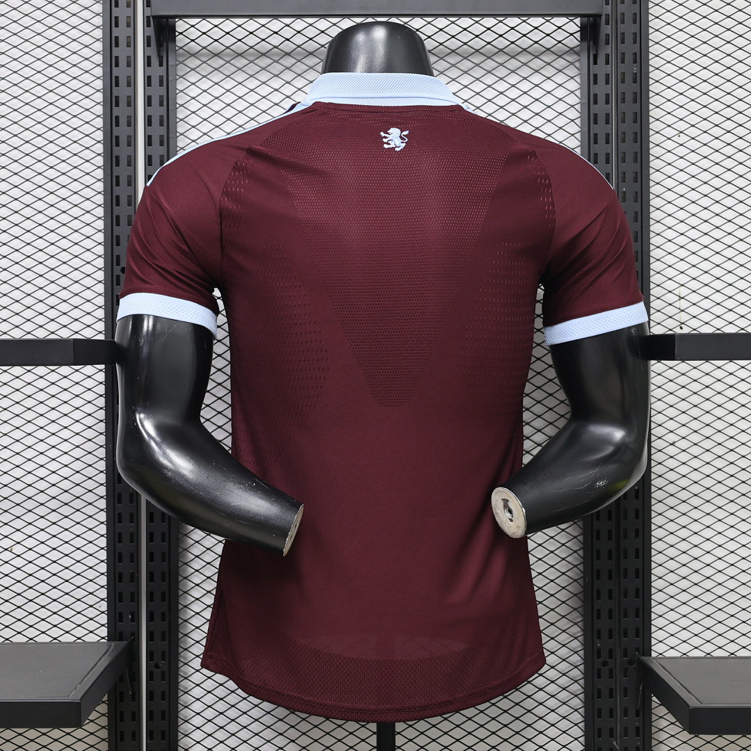 Aston Villa 2026/27 Home Player Version Jersey With Sponsor - Back