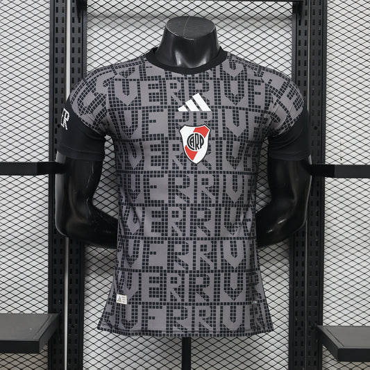 River Plate 2026/27 Black Special Edition Player Version Jersey - Front