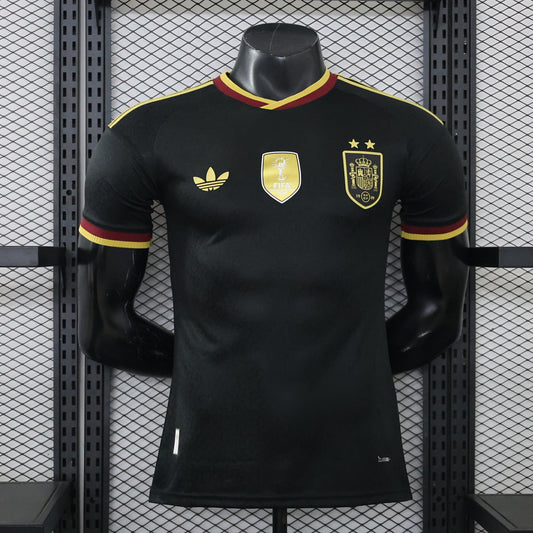 Spain 2026/27 Black Special Edition Player Version Jersey - Front