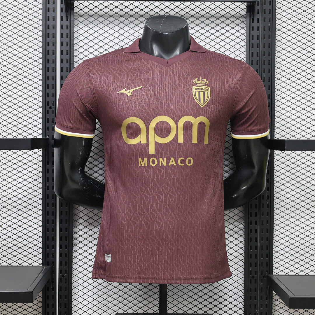 AS Monaco 2026/27 Away Player Version Jersey - Front
