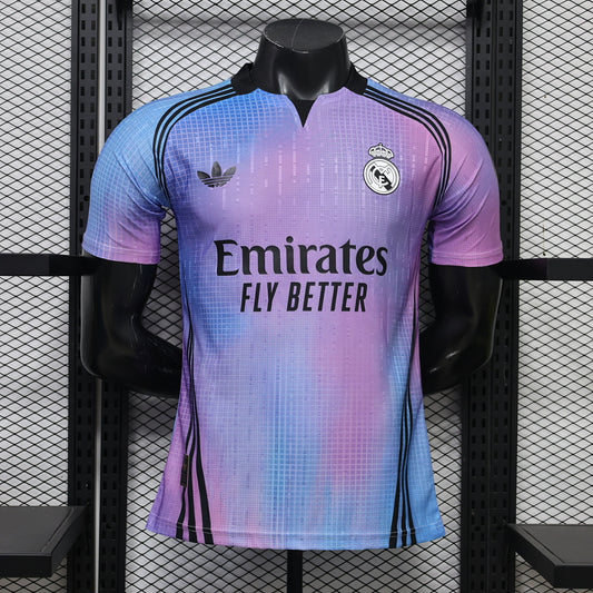 Real Madrid 2026/27 Pink and Blue Special Edition Player Version Jersey - Front