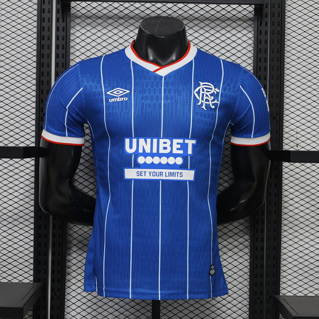 Rangers 2026/27 Home Player Version Jersey - Front