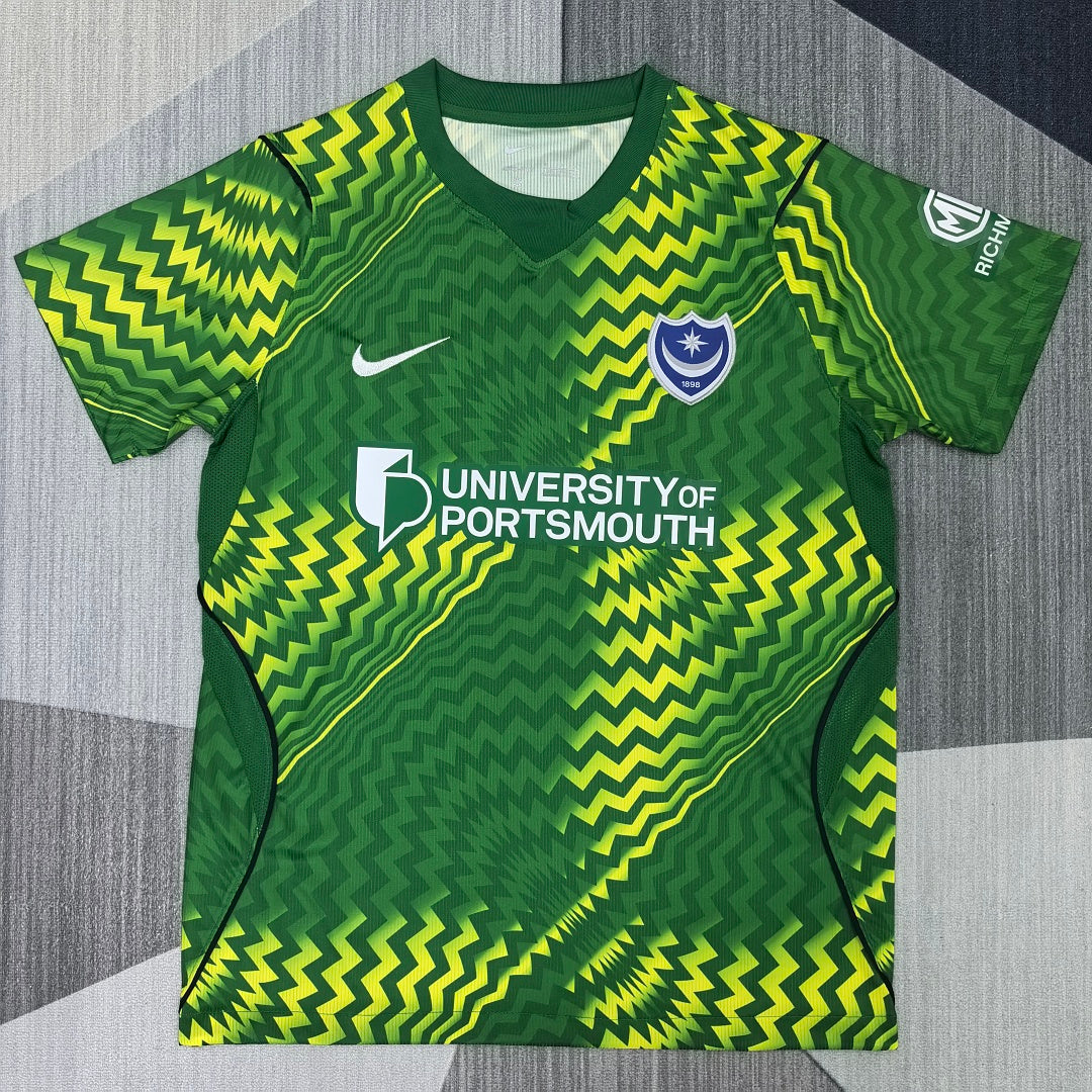 Portsmouth 2026/27 Goalkeeper Fan Version Jersey - Front