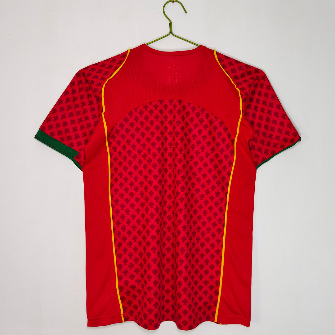Portugal 2004 Home Retro Jersey - Back