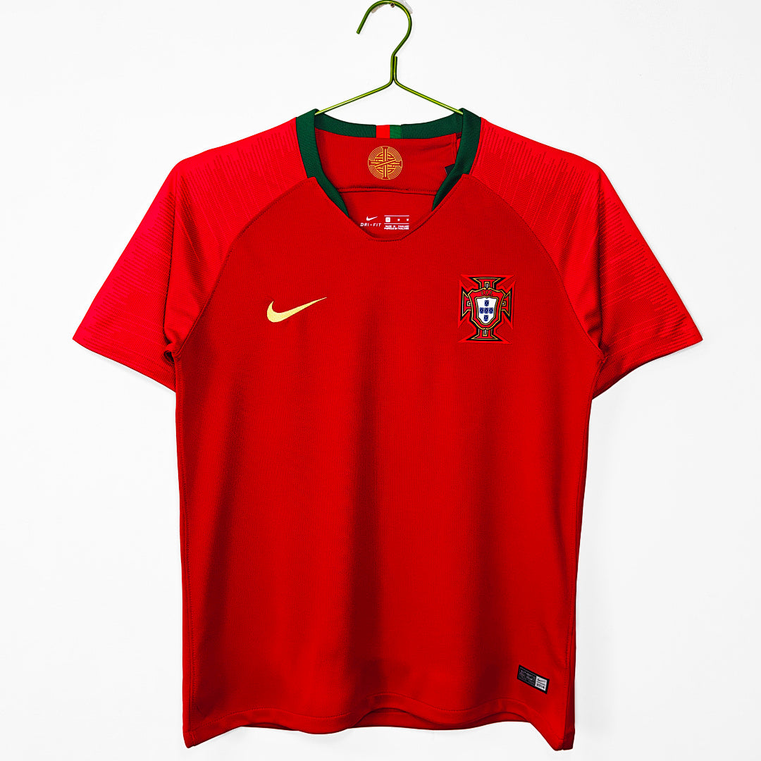 Portugal 2018 Home Retro Jersey - Front