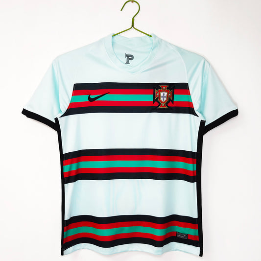 Portugal 2020 Away Mint Retro Jersey - Front