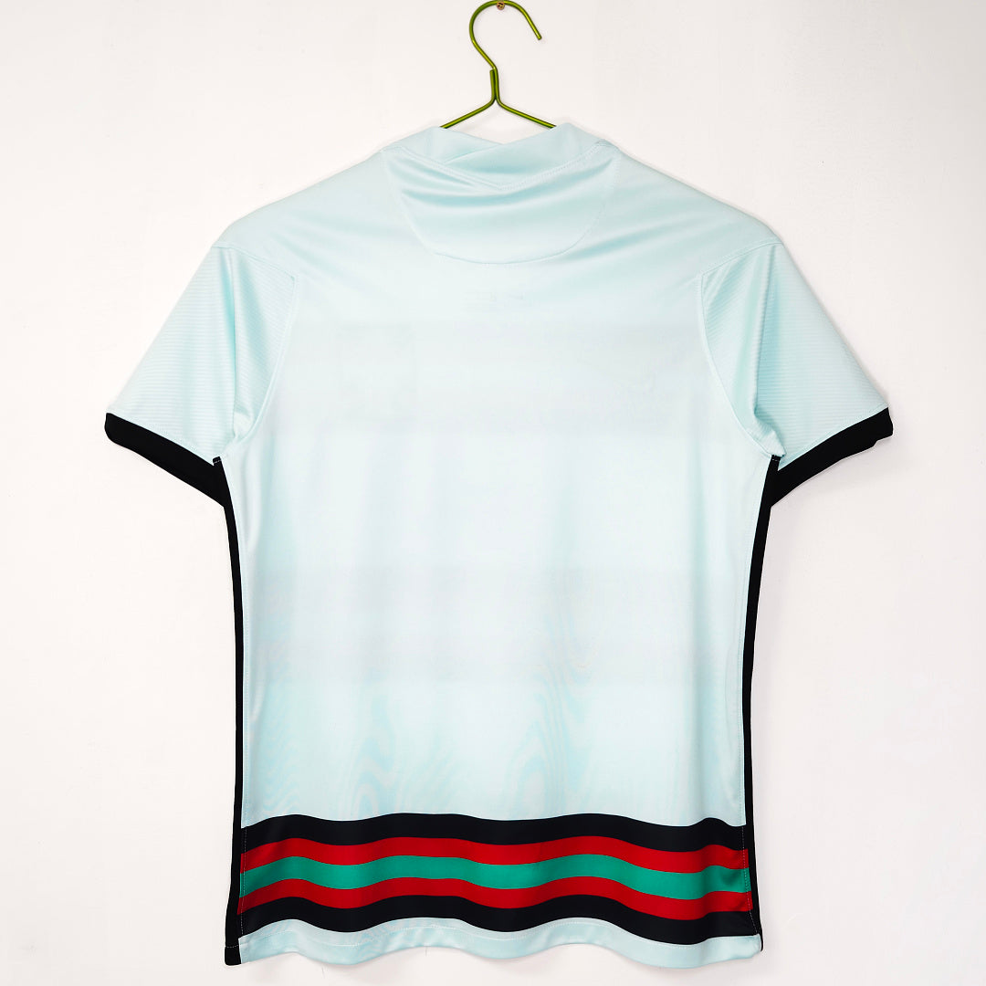 Portugal 2020 Away Mint Retro Jersey - Back