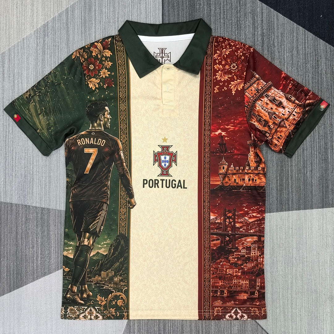 Portugal 2026/27 Anniversary Fan Version Jersey - Front