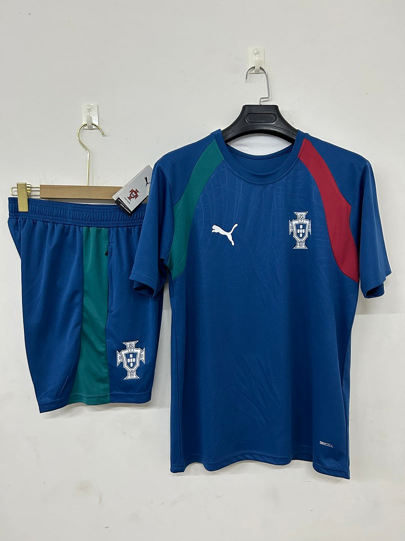 Portugal Blue Short-Sleeve Training Kit 2026/27