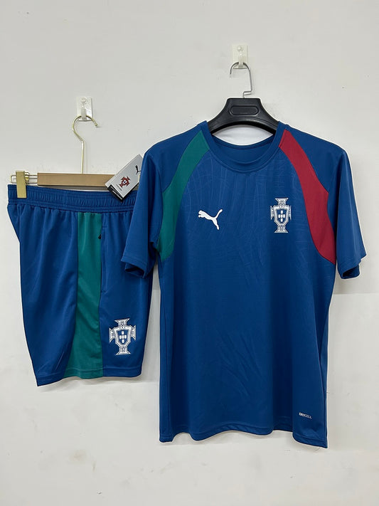 Portugal Blue Short-Sleeve Training Kit 2026/27