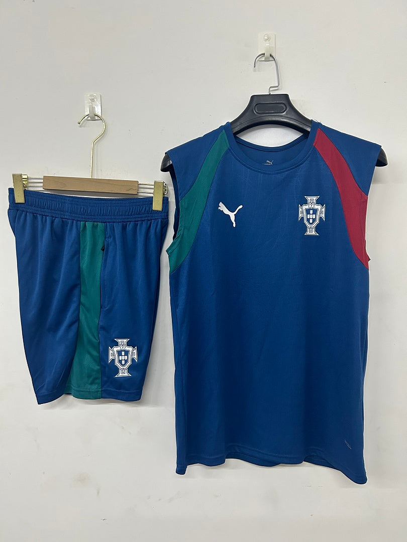 Portugal Blue Sleeveless Training Kit 2026/27