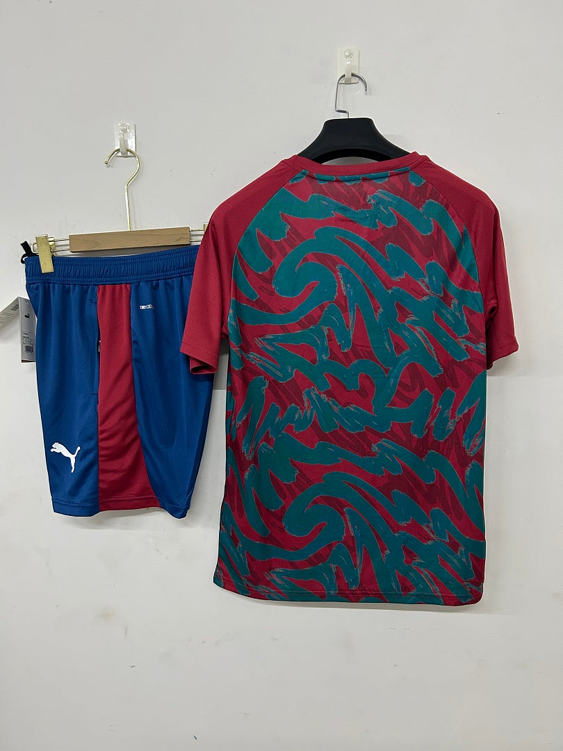 Portugal Maroon Short-Sleeve Training Kit 2026/27 - view 2
