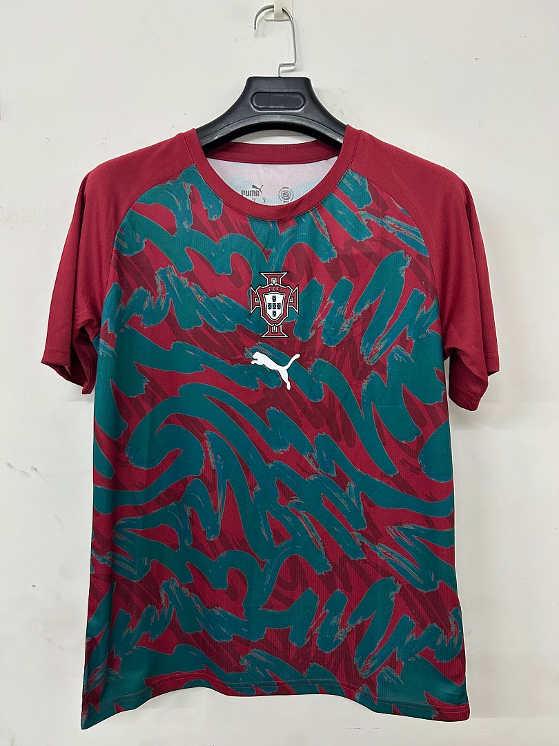 Portugal Maroon Short-Sleeve Training Kit 2026/27 - view 3