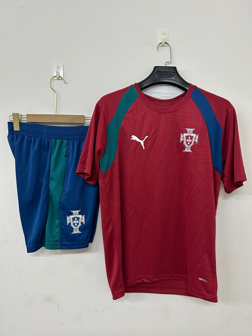 Portugal Red Short-Sleeve Training Kit 2026/27