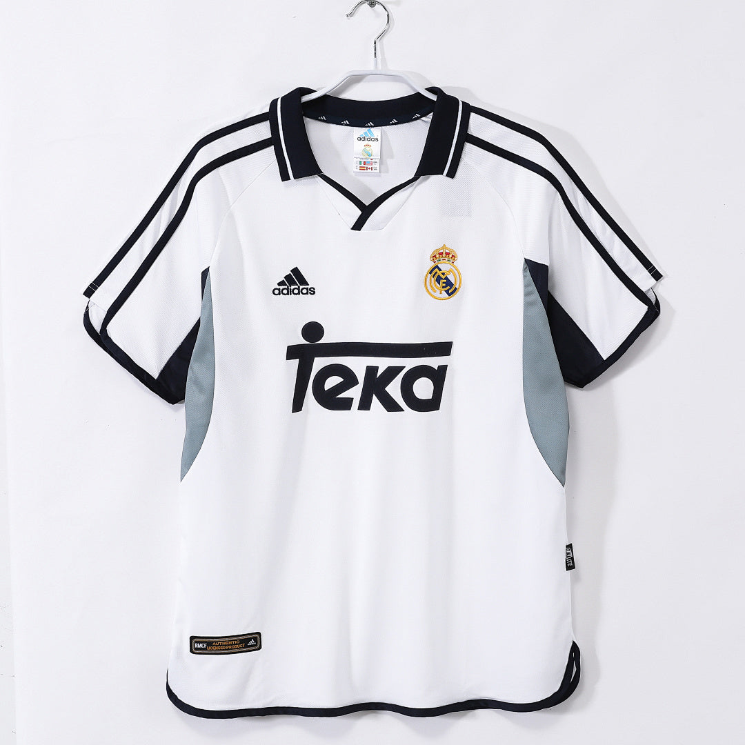 Real Madrid 2000/01 Home Retro Jersey - Front