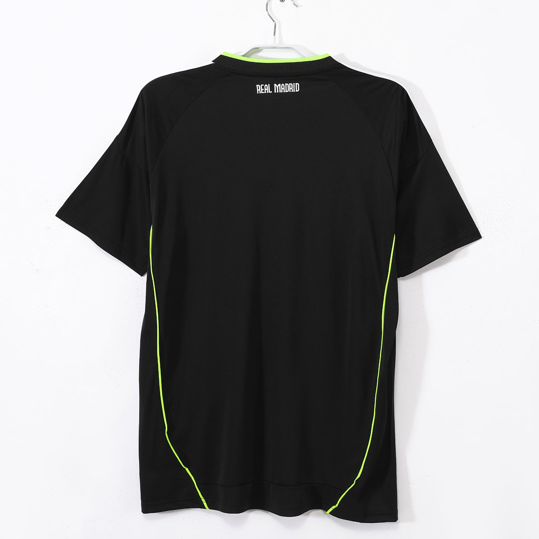 Real Madrid 2010/11 Away Black Retro Jersey - Back