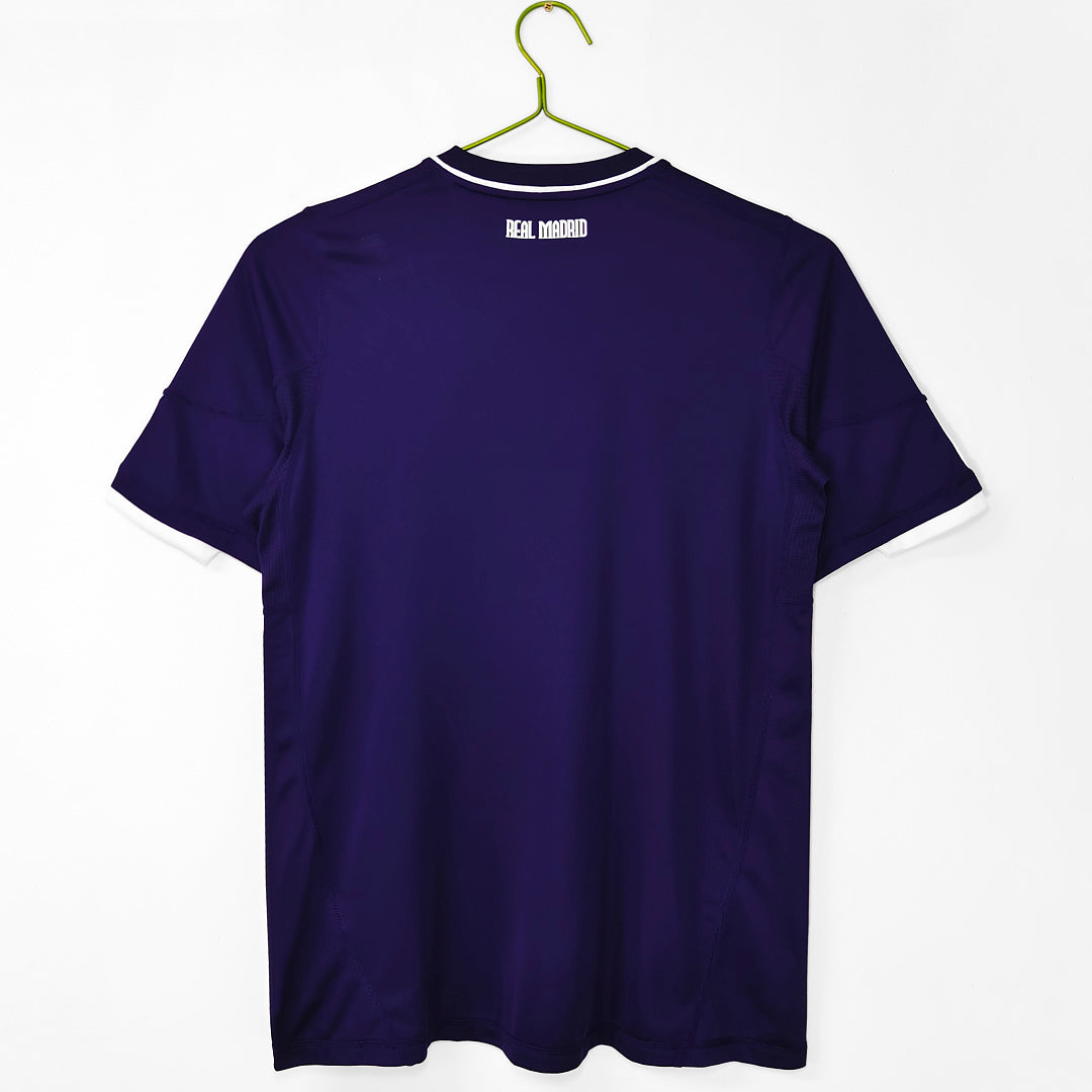 Real Madrid 2010/11 Third Purple Retro Jersey - Back