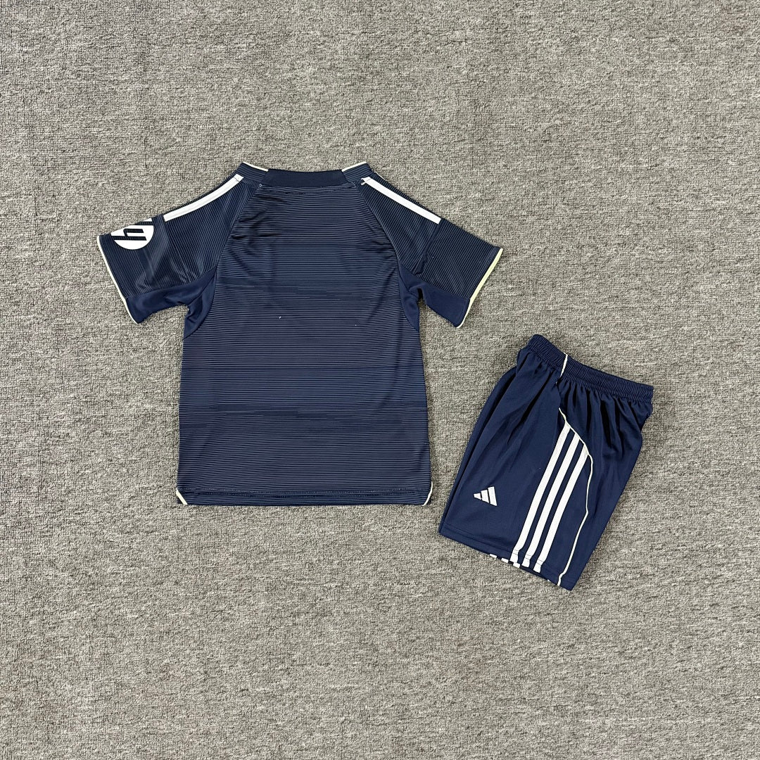 Real Madrid 2025/26 Away Kids Football Kit - Back