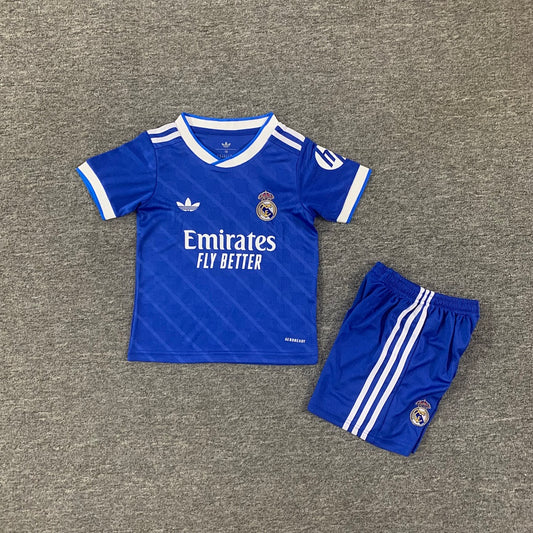 Real Madrid 2025/26 Third Kids Football Kit - Front