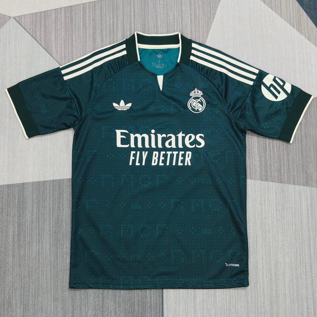 Real Madrid 2026/27 Away Dark Green Fan Version Jersey - Front