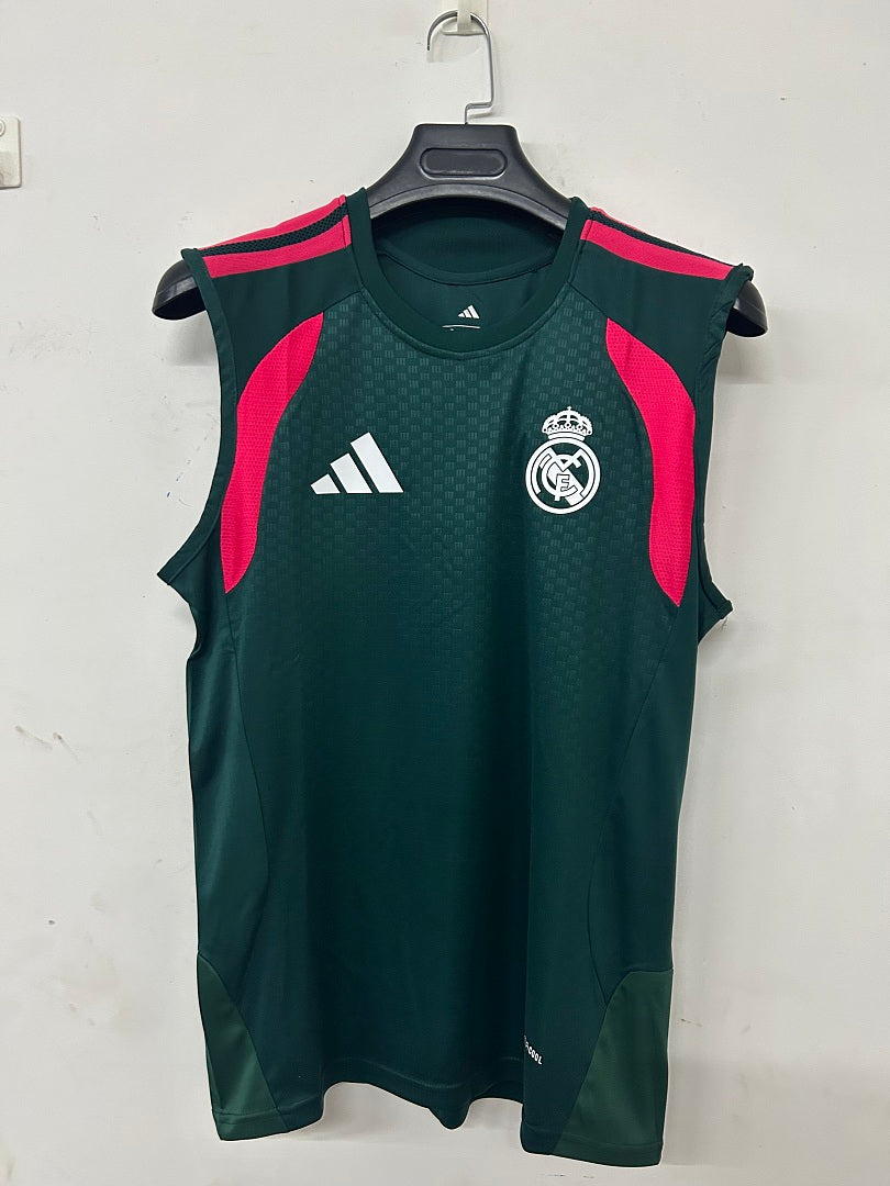 Real Madrid Dark Green Sleeveless Training Kit 2026/27 - view 3