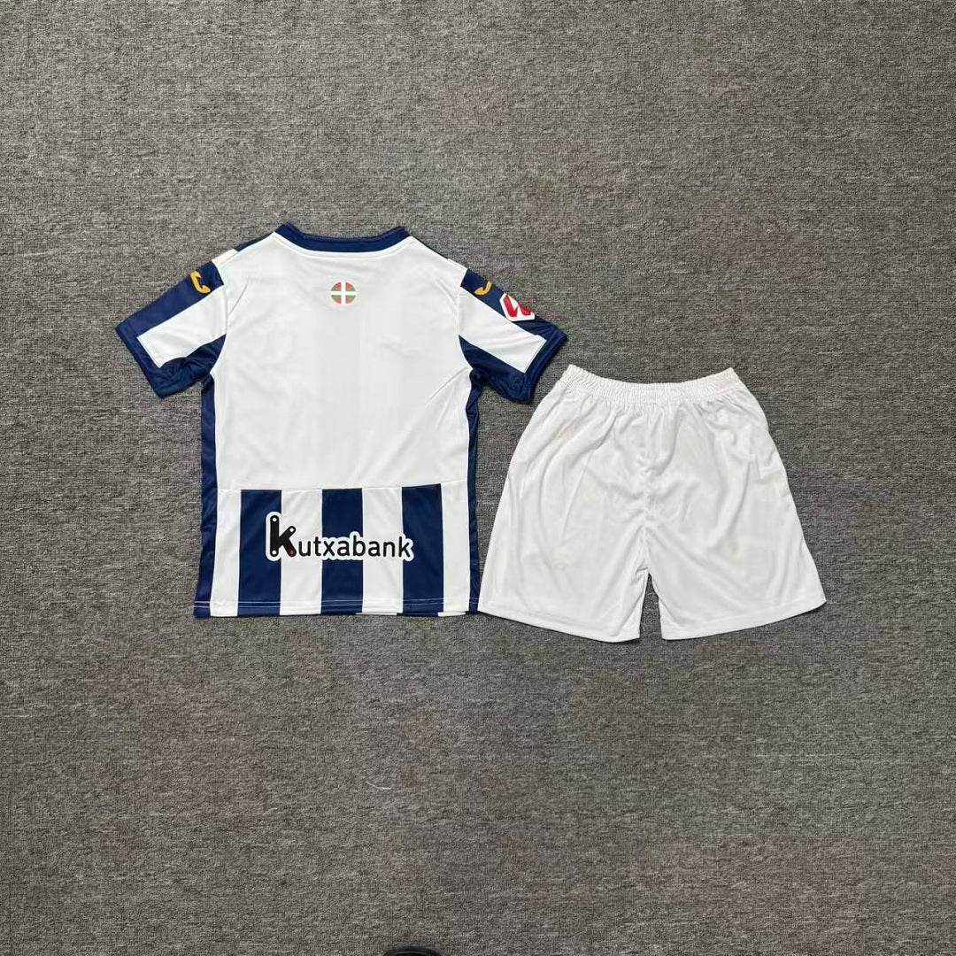 Real Sociedad 2026/27 Home Kids Football Kit - Back