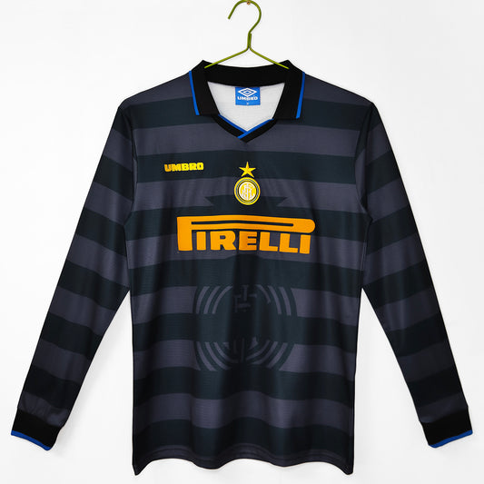 Inter Milan 1997/98 Third Long Sleeve Retro Jersey - Front