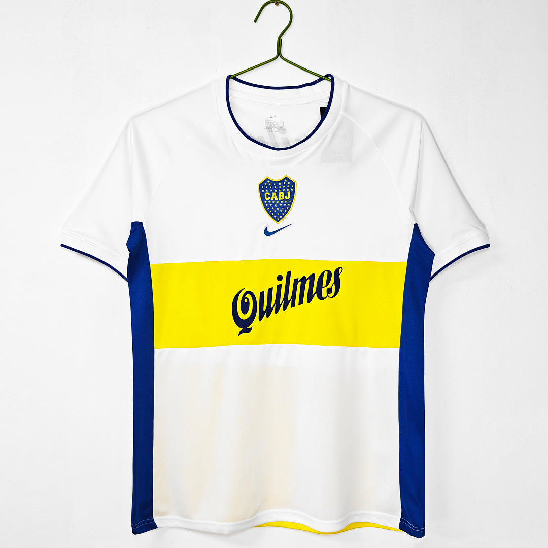 Boca Juniors 2001/02 Away Retro Jersey - Front