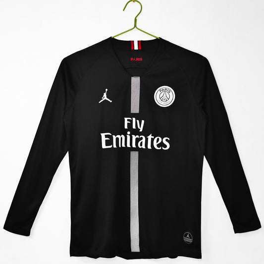 Paris Saint-Germain 2018/19 Home Long Sleeve Retro Jersey - Front