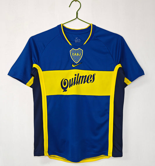 Boca Juniors 2001/02 Home Retro Jersey - Front