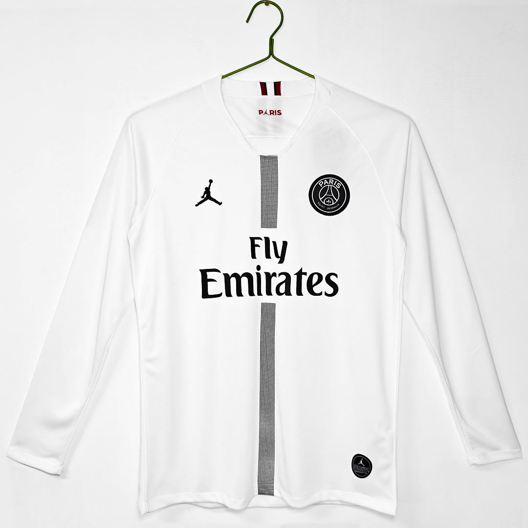 Paris Saint-Germain 2018/19 Away Long Sleeve Retro Jersey - Front