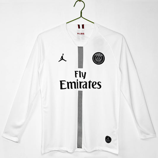 Paris Saint-Germain 2018/19 Away Long Sleeve Retro Jersey - Front
