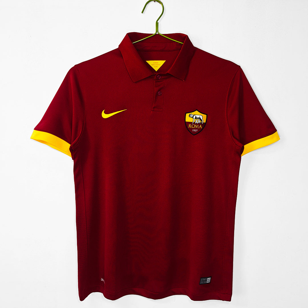 AS Roma 2014/15 Home Retro Jersey - Front