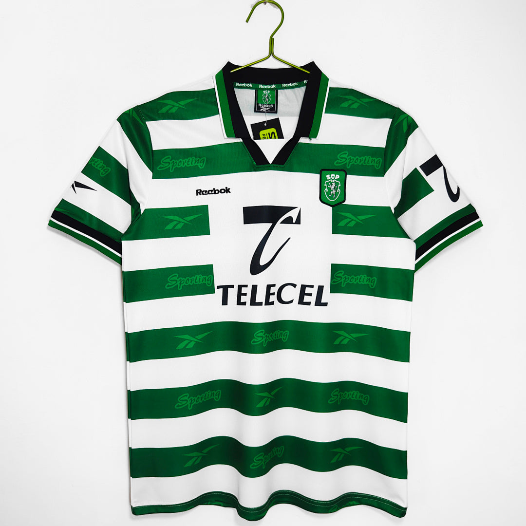 Sporting Lisbon 1999/00 Home Retro Jersey - Front