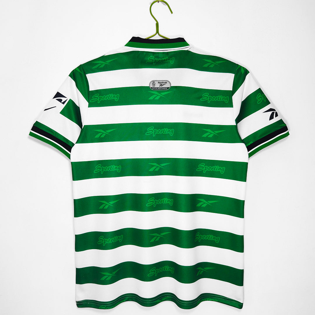 Sporting Lisbon 1999/00 Home Retro Jersey - Back
