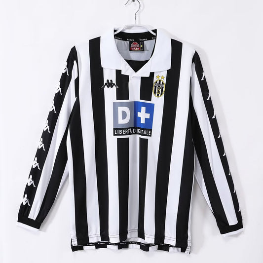Juventus 1999/00 Home Long Sleeve Retro Jersey - Front