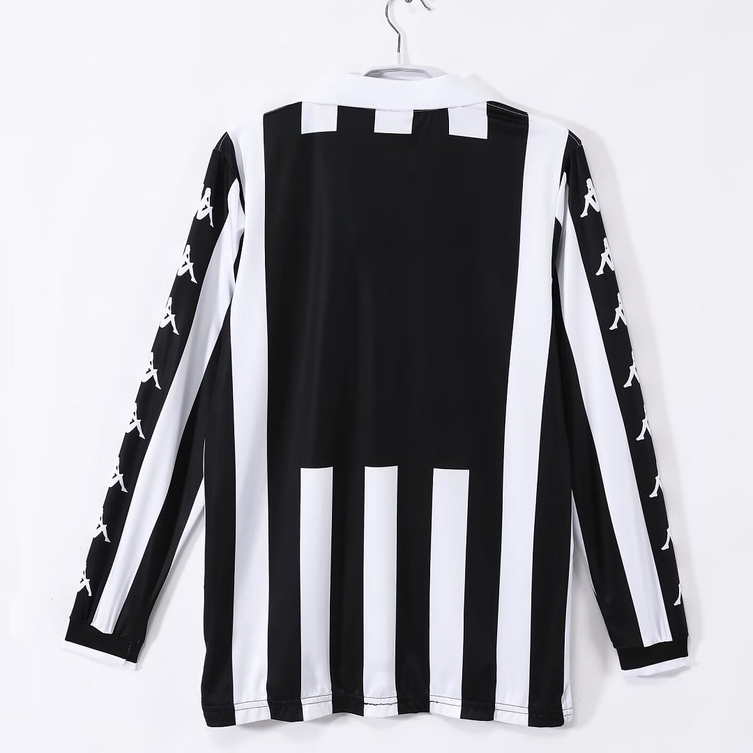 Juventus 1999/00 Home Long Sleeve Retro Jersey - Back