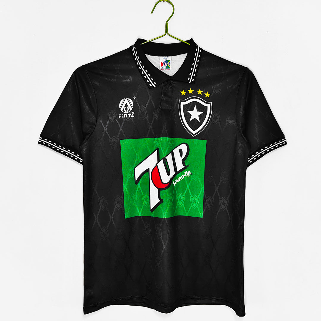 Botafogo 1995/96 Away Black Retro Jersey - Front