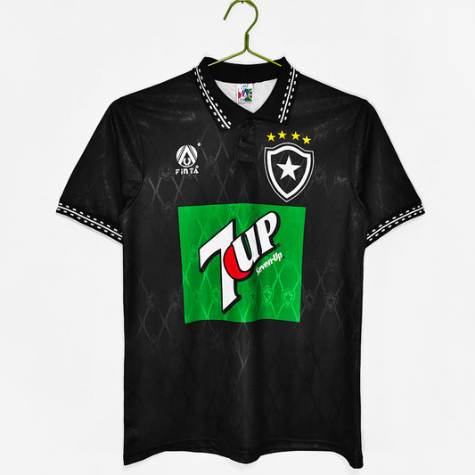 Botafogo 1995/96 Away Black Retro Jersey - Front