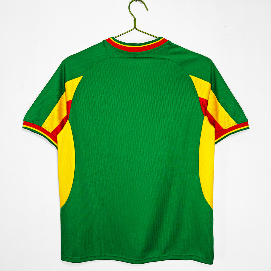Senegal 2002 Away Green Retro Jersey - Back