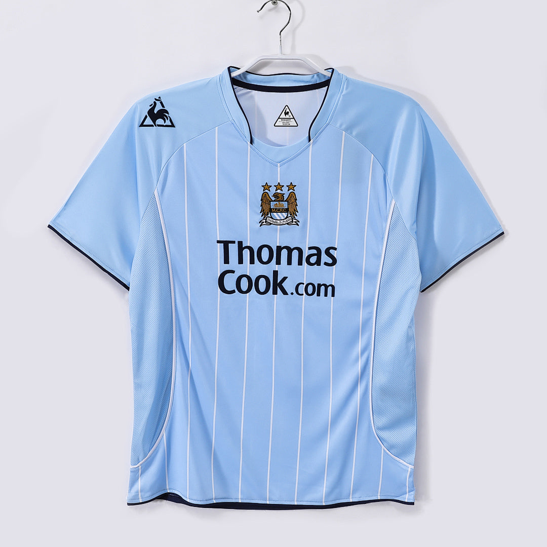 Manchester City 2007/08 Home Retro Jersey - Front