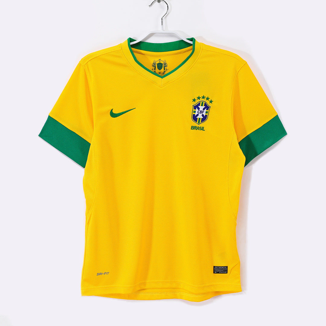 Brazil 2012/13 Home Retro Jersey - Front