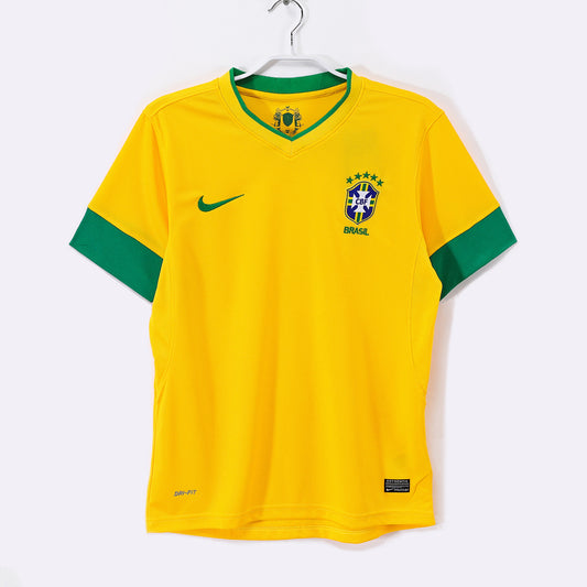 Brazil 2012/13 Home Retro Jersey - Front