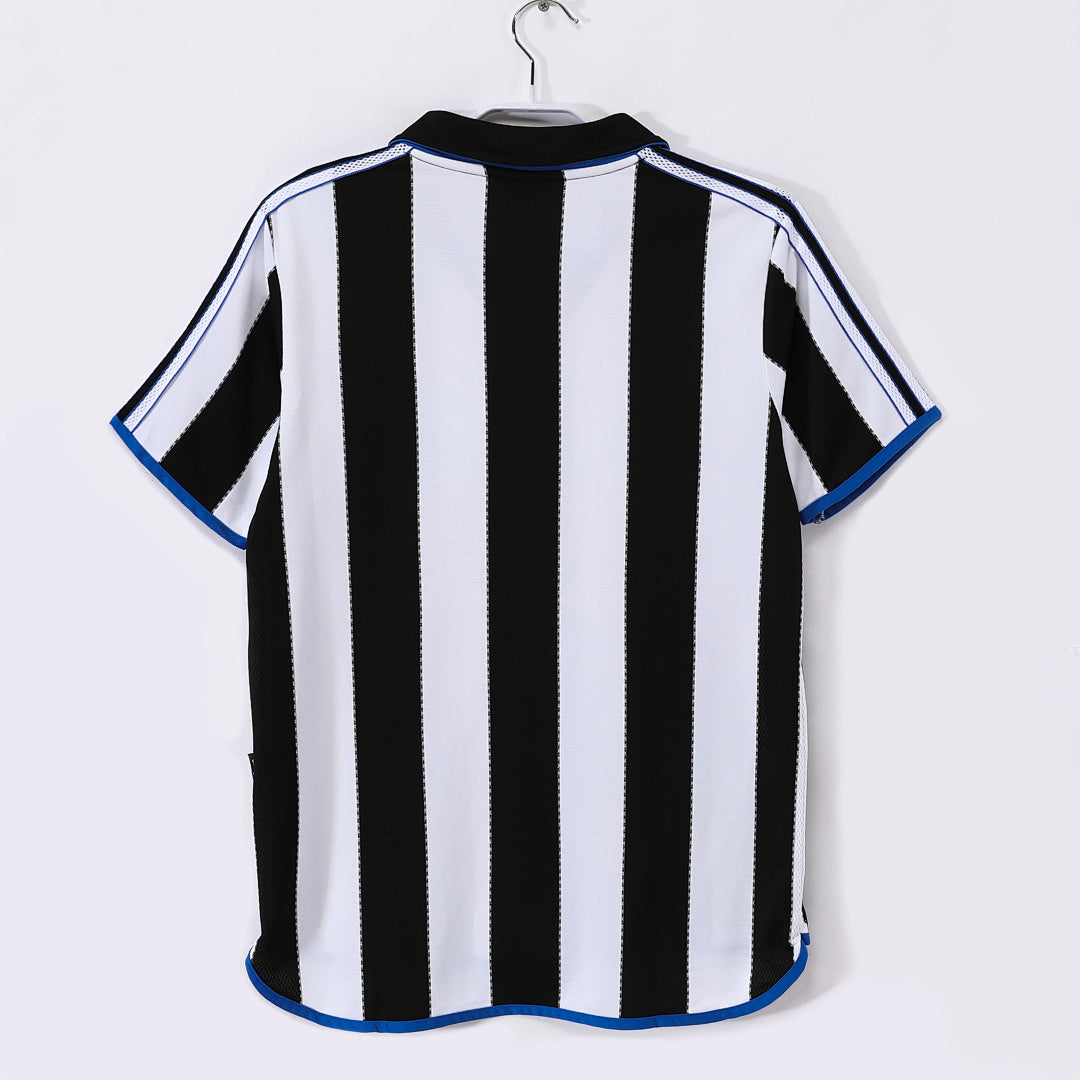 Newcastle United 2000/01 Home Retro Jersey - Back