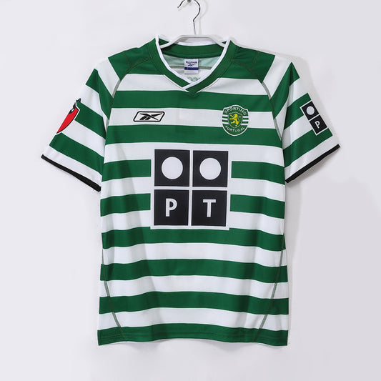 Sporting CP 2003/04 Home Retro Jersey - Front