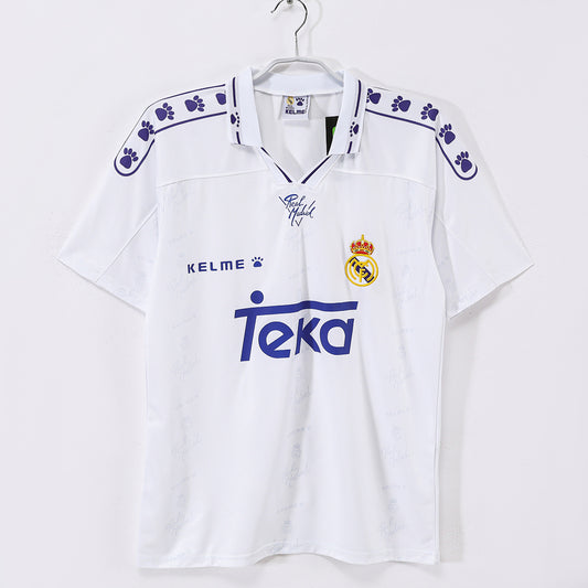Real Madrid 1994/96 Home Retro Jersey - Front