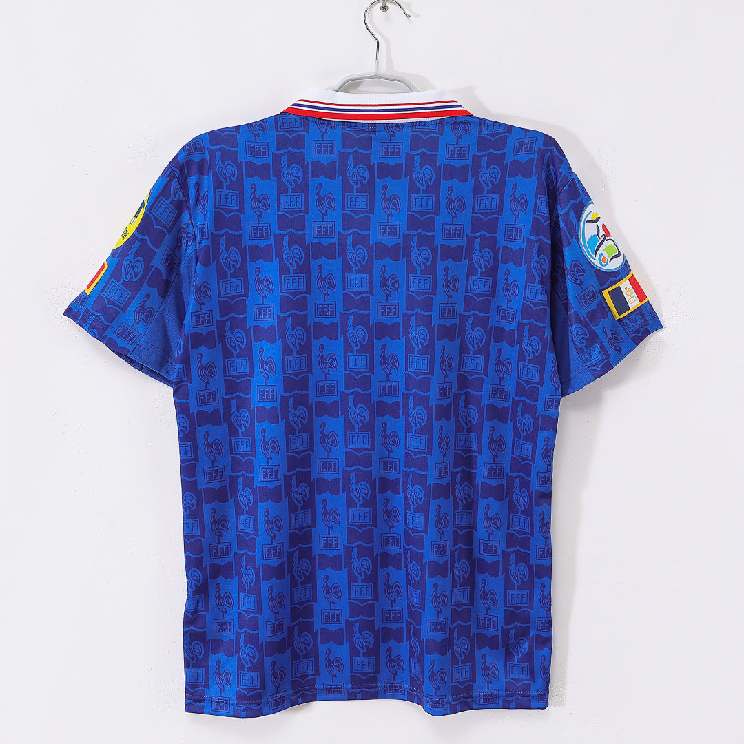 France 1996 Home Retro Jersey - Back