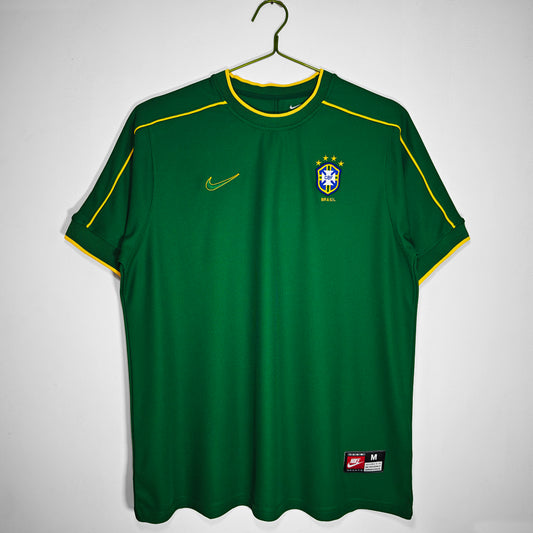 Brazil 1998 Goalkeeper Retro Jersey - Front